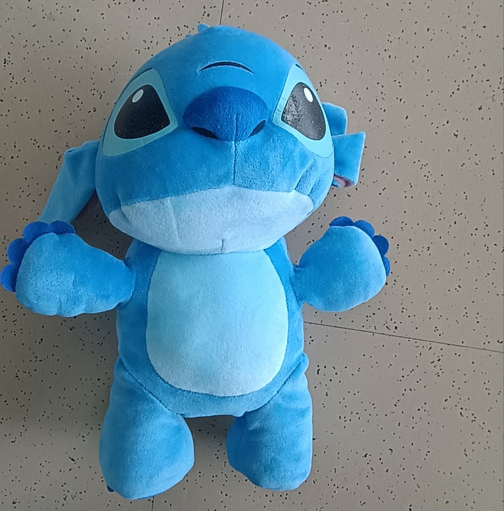 Ty Beanie Buddy STITCH (Disney's Lilo & Stitch) (10Inch Medium) Soft Plushy - Picture 2 of 10